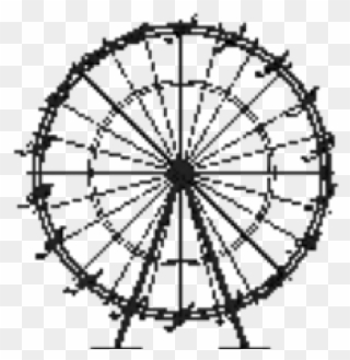 Drawn Ferris Wheel Pixel - Happy Independence Day Best Clipart