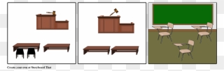 Marrón Frente A La Junta De Educación - Drawer Clipart