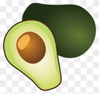 Avocado Watercolor Painting Computer File - Avocado Vector Png Clipart