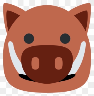 Boar - Boar Emoji Clipart