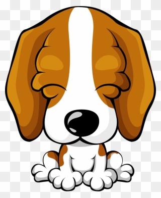 Beagle Clipart Pup - Png Cute Dog Cartoon Transparent Png
