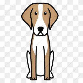 Hound Clipart American Foxhound - Farm Dog Cartoon - Png Download