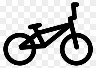 Cycling Bmx Rubber Stamp - Bicycle Clipart
