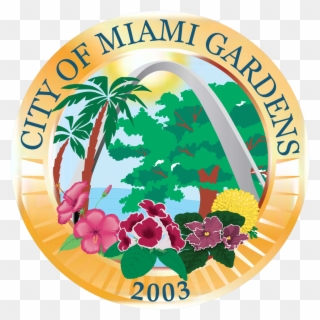 Seal Of Miami Gardens, Florida - City Of Miami Gardens Logo Png Clipart