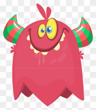 Dumb Smiling Monster - Monsters With Three Eyes Clipart