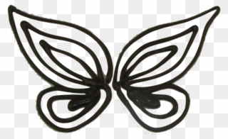 Chocolate Butterflies Template - Butterfly Template For Chocolate Clipart