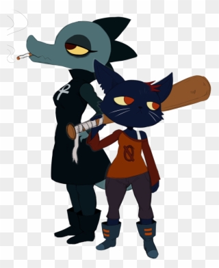 Night In The Woods Png File - Nitw Bea X Mae Clipart
