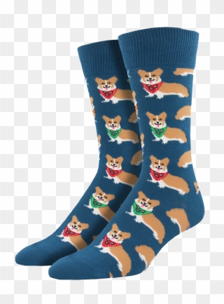 Oh My Corgi - Corgi Socks For Men Clipart