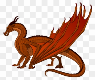 Red Tail - Wings Of Fire Skywing Clipart