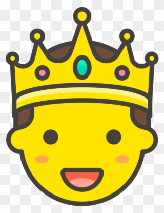 Prince Emoji - Princess Icon Png Clipart