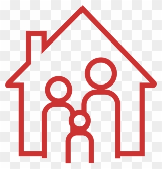 Working Families Can't Afford Higher Taxes - House With Heart Icon Png Clipart