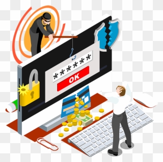 Fraud Isometric Clipart