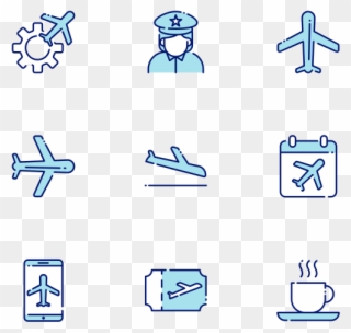 Aviation - Science Icons Clipart