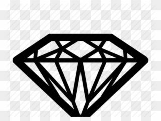 Drawn Gems Diamond Shape - Diamond Clipart