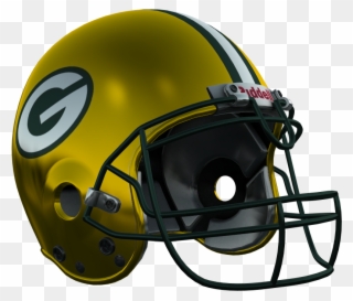 Image Result For Green Bay Packers Png Transparent - Football Helmet Clipart