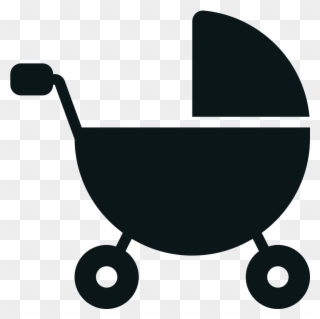 Toicon Icon Stone Push - Baby Stroller Clipart - Png Download