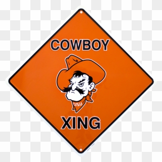 Oklahoma State Cowboy Xing - Oklahoma State University Clipart