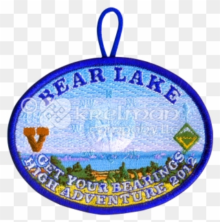 K120472 Camp Adventure Bear Lake - Label Clipart