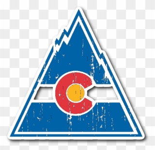 Retro Colorado Rockies Inspired Sticker - Old New Jersey Devils Logo Clipart