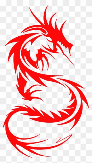 Paper Cut Tattoo Sleeve Chinese Dragon Cover Up - S Shaped Dragon Tattoo Clipart