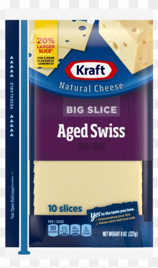 Kraft Sliced Swiss Cheese Clipart