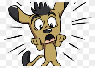 Cartoon Dogs Standing On Hind Legs Clipart