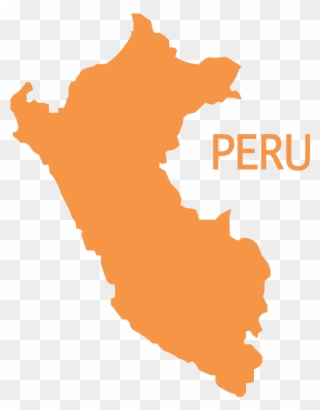 Peru - Peru Map Gray Clipart