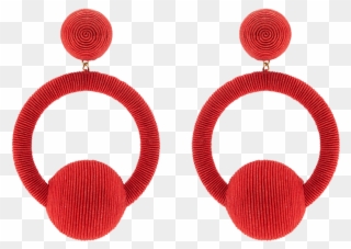 Linda Hoop Drop Earrings - Earrings Clipart
