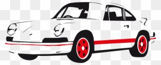 Rally Clipart Automotive - Porsche 911 Classic - Png Download