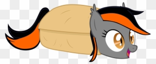 Snowybuttz, Batburrito, Bat Pony, Cute, Oc, Oc - Mylittlepony Clipart