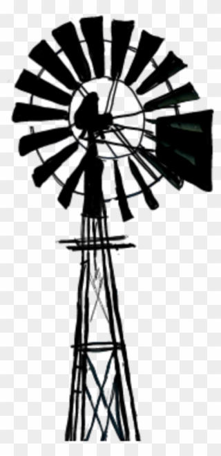 Wind Mill Png Silliuote Clipart