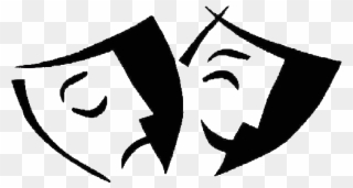 Spring Play Feature - Drama Masks Clipart