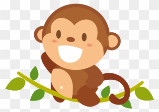 Smiley Monkey2 - 猴子 Png Clipart