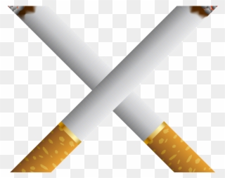 Cigarette Clipart Smoking Cigarette - Clip Art - Png Download