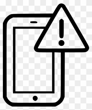Png File Svg - Phone Warning Icon Clipart