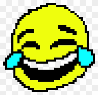 Laughing Crying Emoji Transparent Background - Laughing Crying Emoji Pixel Clipart
