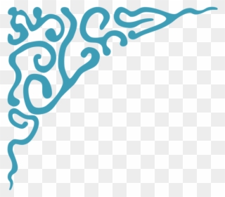 Flourish Png Clipart - Ornament Blue Png Transparent Png