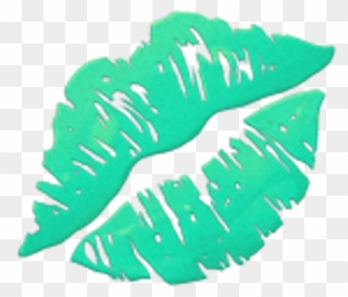 Emoji Sticker - Transparent Emoji Kiss Lips Clipart