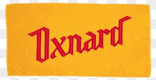 Oxnard Beach Towel Digital Album - Orange Clipart