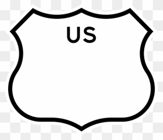 Us Blank Wide - U.s. Route 101 In California Clipart