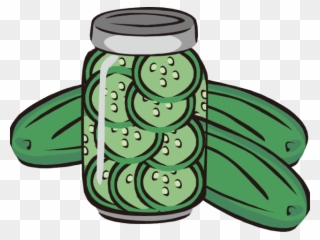 Pickles Clipart Cucumber Slice - Pickled Cucumber Clipart - Png Download