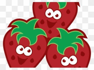 Strawberry Clipart Food - Cute Free Fruit Clipart - Png Download
