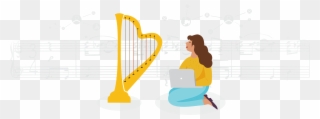 Our Mission Is To Connect Harpists Worldwide And Lift - Illustration Clipart
