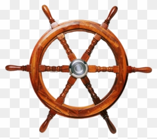 Ship S Steering Illustration - Pirate Ship Wheel Png Clipart