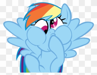 Rainbow Derp Vector By Mylittleluckywish - My Little Pony Hi Clipart