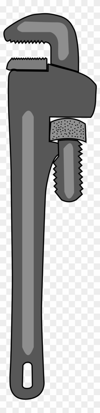 Wrench Clipart - Pipe Wrench Clip Art - Png Download