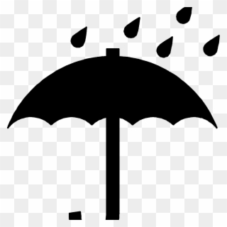 Umbrella And Rain - Do Not Wet Symbol Clipart