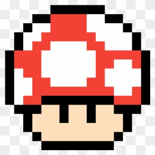 Mario Mushroom - Pixel Mario Mushroom Gif Clipart