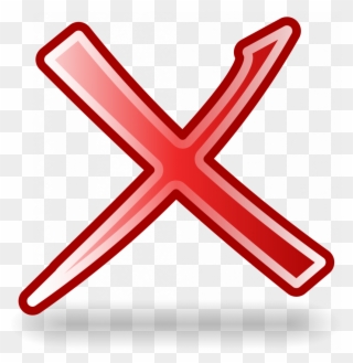 False Icon Clipart