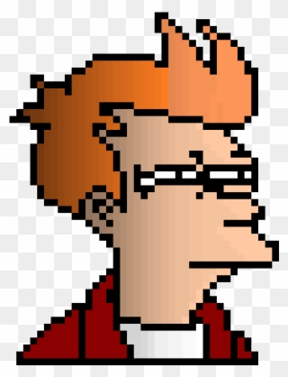 Fry From Futurama - Fry Futurama Pixel Art Clipart